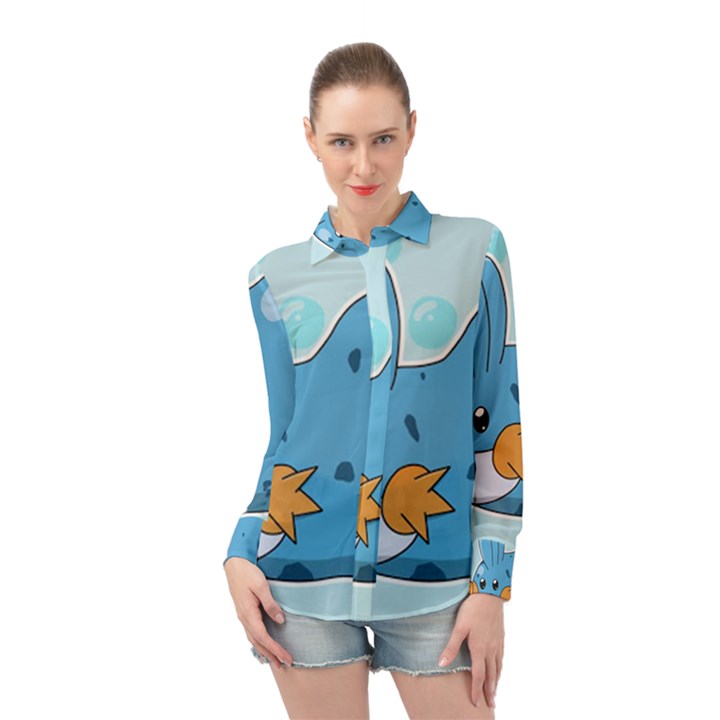 Patokip Long Sleeve Chiffon Shirt