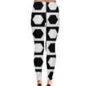 Chessboard Hexagons Squares Leggings  View2