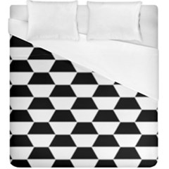 Hexagons Pattern Tessellation Duvet Cover (king Size) by Mariart