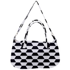 Hexagons Pattern Tessellation Removal Strap Handbag