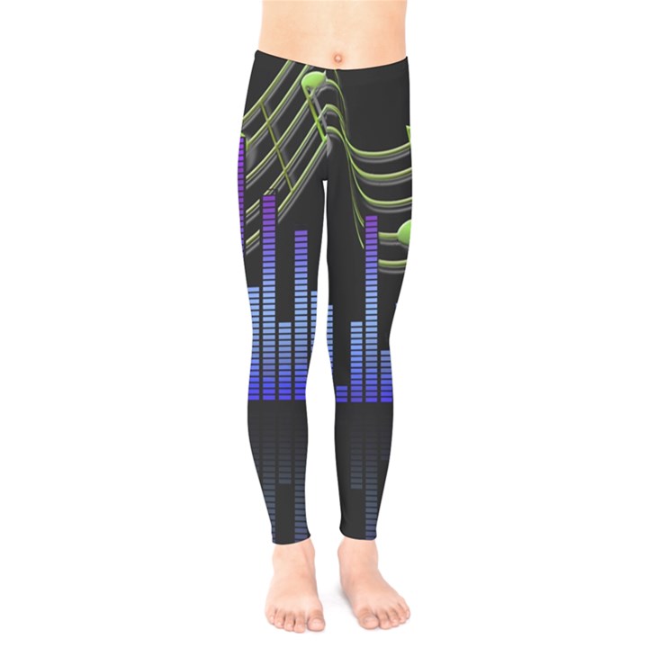 Speakers Music Sound Kids  Legging