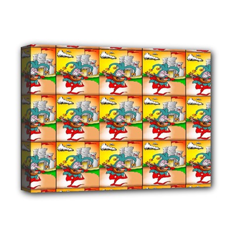 Jester Deluxe Canvas 16  X 12  (stretched)  by ArtworkByPatrick