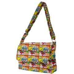 Jester Full Print Messenger Bag