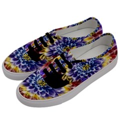 Rainbow Chrysanthemum Men s Classic Low Top Sneakers by bloomingvinedesign