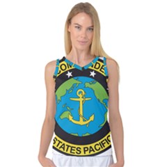 Seal Of Commander Of United States Pacific Fleet Women s Basketball Tank Top by abbeyz71