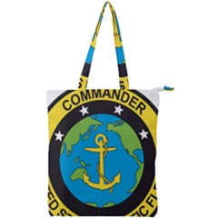 Seal Of Commander Of United States Pacific Fleet Double Zip Up Tote Bag by abbeyz71