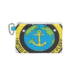 Seal Of Commander Of United States Pacific Fleet Canvas Cosmetic Bag (small) by abbeyz71