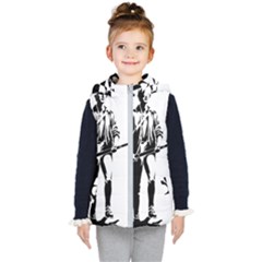 Uss Lexington Insignia Kids  Hooded Puffer Vest by abbeyz71