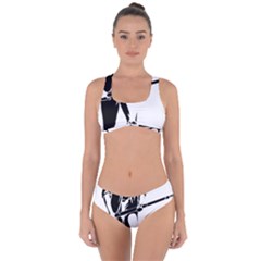 Uss Lexington Insignia Criss Cross Bikini Set by abbeyz71