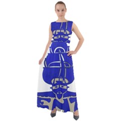 Uss Enterprise Insignia Chiffon Mesh Boho Maxi Dress