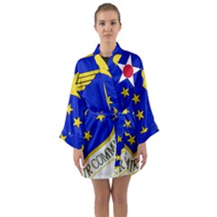 Shield Of Alaskan Air Command Long Sleeve Kimono Robe by abbeyz71