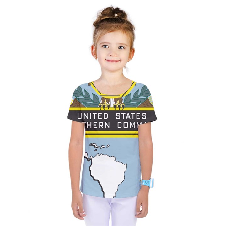 Seal of United States Southern Command Kids  One Piece Tee