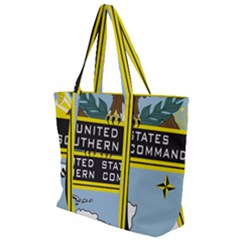 Seal Of United States Southern Command Zip Up Canvas Bag by abbeyz71