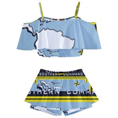 Seal Of United States Southern Command Kids  Off Shoulder Skirt Bikini by abbeyz71