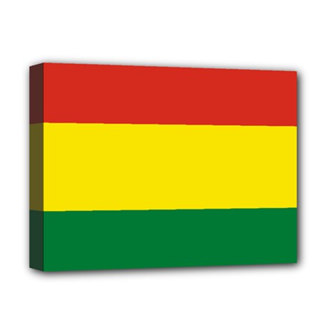 Bolivia Flag Deluxe Canvas 16  X 12  (stretched)  by FlagGallery