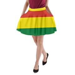 Bolivia Flag A-line Pocket Skirt by FlagGallery