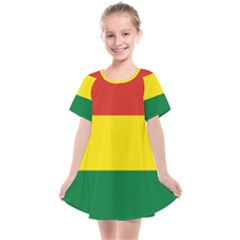 Bolivia Flag Kids  Smock Dress by FlagGallery