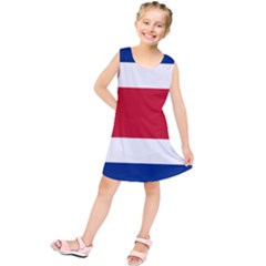 Costa Rica Flag Kids  Tunic Dress by FlagGallery