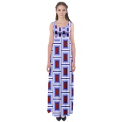 Wallpaper Background Empire Waist Maxi Dress