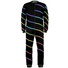 Wallpaper Background Colors Neon OnePiece Jumpsuit (Men) 