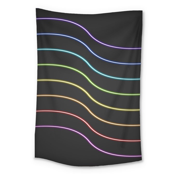 Wallpaper Background Colors Neon Large Tapestry