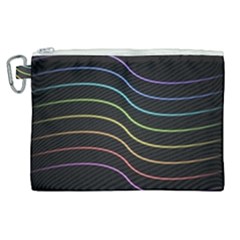 Wallpaper Background Colors Neon Canvas Cosmetic Bag (XL)