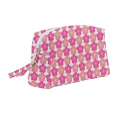 Sakura Flower Pattern Wristlet Pouch Bag (medium)