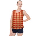 Wallpaper Illustration Pattern Bubble Hem Chiffon Tank Top View1