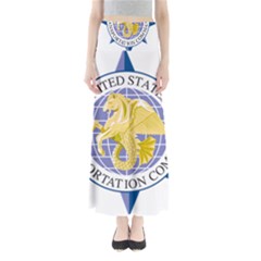 Emblem of United States Transportation Command Full Length Maxi Skirt