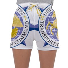 Emblem of United States Transportation Command Sleepwear Shorts