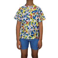 Pop Art Camouflage 2 Kids  Short Sleeve Swimwear by impacteesstreetweareight