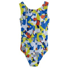 Pop Art Camouflage 2 Kids  Cut-out Back One Piece Swimsuit by impacteesstreetweareight