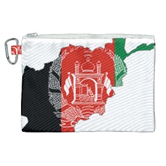 Afghanistan Flag Map Canvas Cosmetic Bag (xl) by abbeyz71