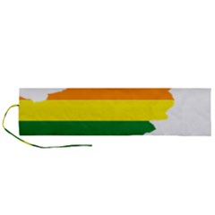 Lgbt Flag Map Of Afghanistan Roll Up Canvas Pencil Holder (l) by abbeyz71