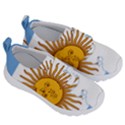 Flag Map of Argentina & Islas Malvinas Kids  Velcro No Lace Shoes View3