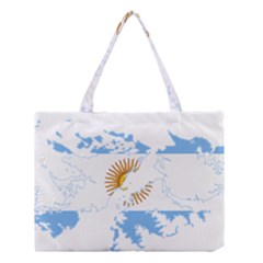 Flag map of Islas Malvinas Medium Tote Bag