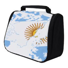 Flag Map Of Islas Malvinas Full Print Travel Pouch (small) by abbeyz71