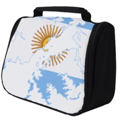 Flag map of Islas Malvinas Full Print Travel Pouch (Big)