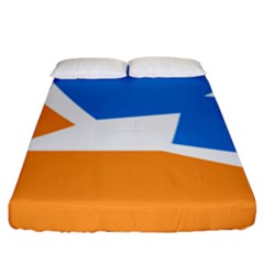 Flag Of Tierra Del Fuego Province, Argentina Fitted Sheet (king Size) by abbeyz71
