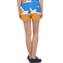 Flag of Tierra del Fuego Province, Argentina Women s Velour Lounge Shorts View2