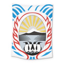 Coat Of Arms Of Tierra Del Fuego Province, Argentina Medium Tapestry by abbeyz71