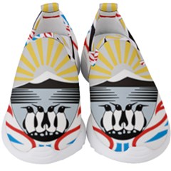 Coat Of Arms Of Tierra Del Fuego Province, Argentina Kids  Slip On Sneakers by abbeyz71