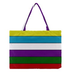 Flag Of Rio Grande, Argentina Medium Tote Bag by abbeyz71