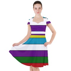 Flag Of Rio Grande, Argentina Cap Sleeve Midi Dress by abbeyz71