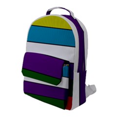 Flag Of Rio Grande, Argentina Flap Pocket Backpack (large) by abbeyz71