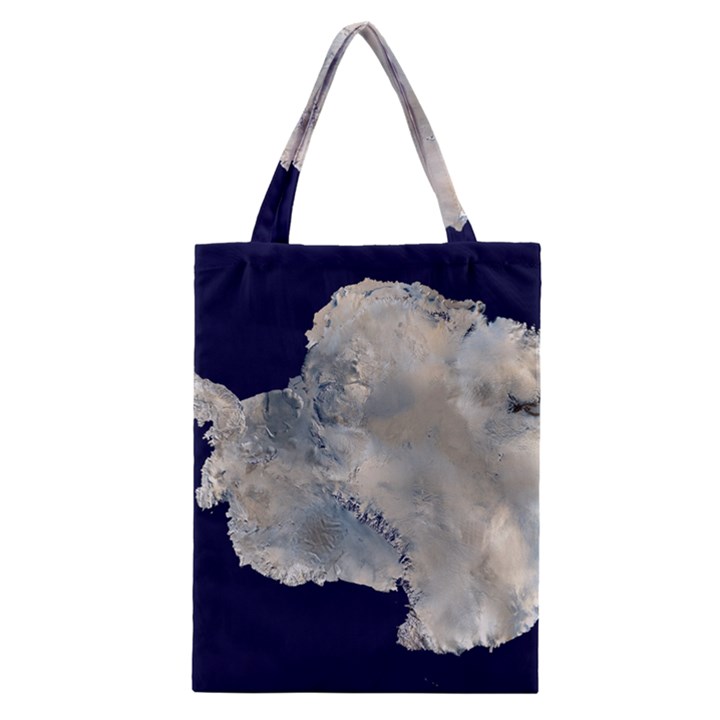 Satellite Image of Antarctica Classic Tote Bag