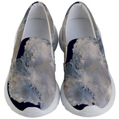 Satellite Image Of Antarctica Kids  Lightweight Slip Ons by abbeyz71