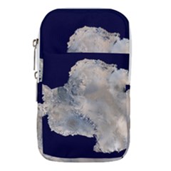 Satellite Image Of Antarctica Waist Pouch (small) by abbeyz71