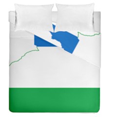 Flag Map Of Argentine Province Of Río Negro Duvet Cover Double Side (queen Size) by abbeyz71