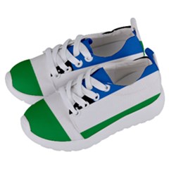 Flag Of Argentine Province Of Río Negro Kids  Lightweight Sports Shoes by abbeyz71